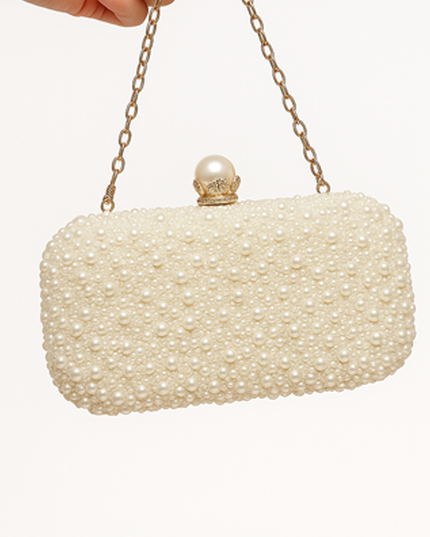 Gold Opal Essence Pearl Clutch