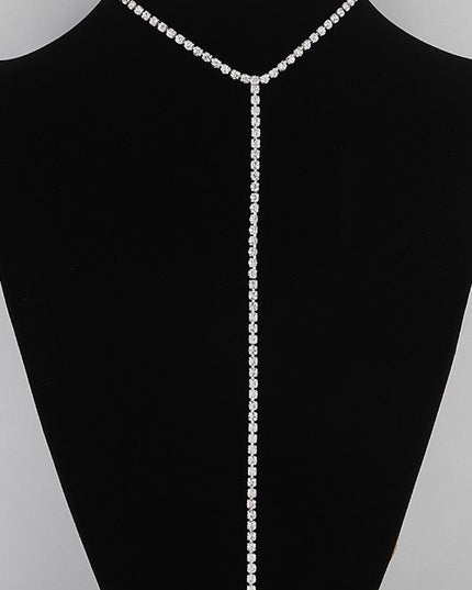 Silver Double Take Double Layered Necklace