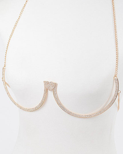 Gold Seduction Bra Chain