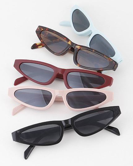 Burgundy Mina Sunglasses