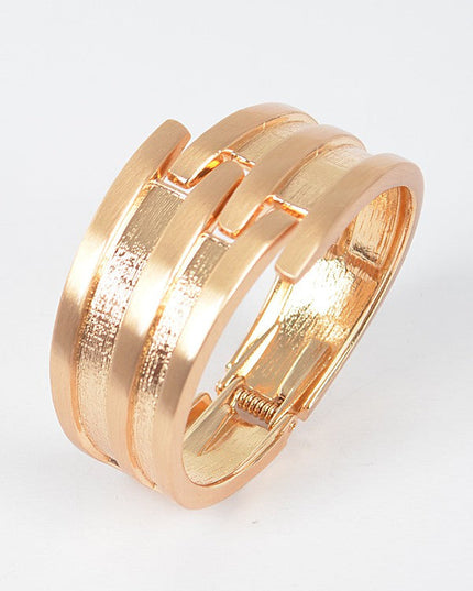 Gold Need Cuff Bracelet