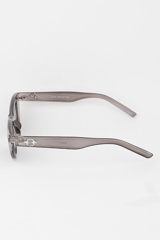 Gray Naya Oval Sunglasses