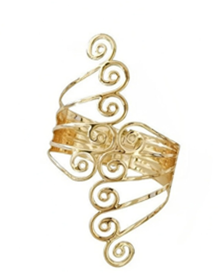 Gold Arm Cuff Bracelet
