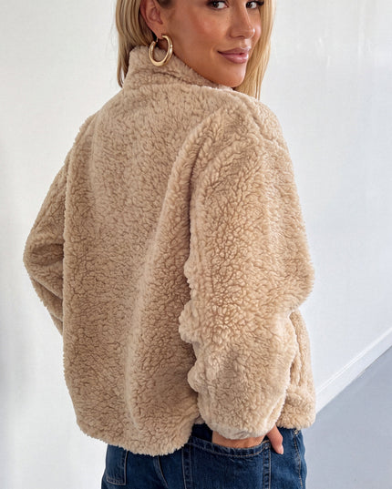 Brown Multi Reversible Suede Shearling Aviator Jacket