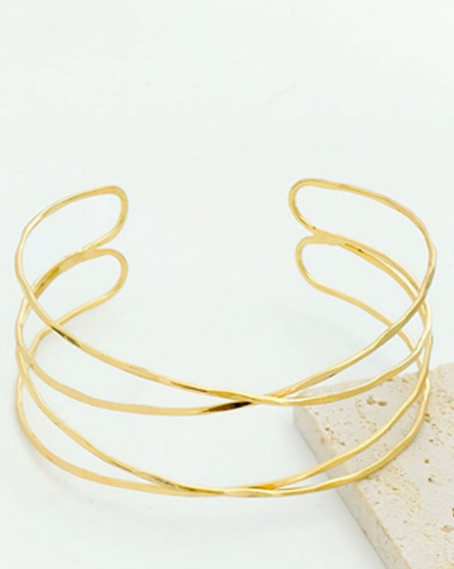 Gold Wrap Arm Cuff Bracelet