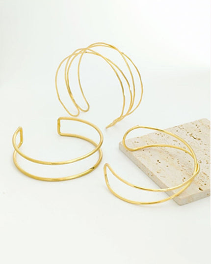 Gold Wrap Arm Cuff Bracelet