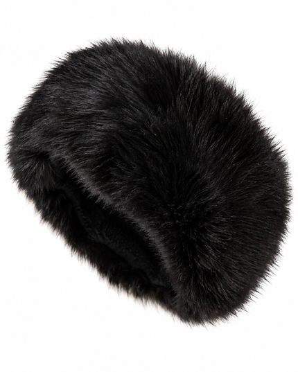 Black Furry Headband Earmuff