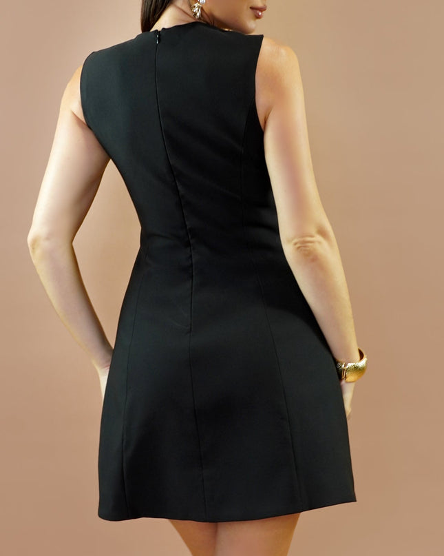 Black Ardor Mini Dress
