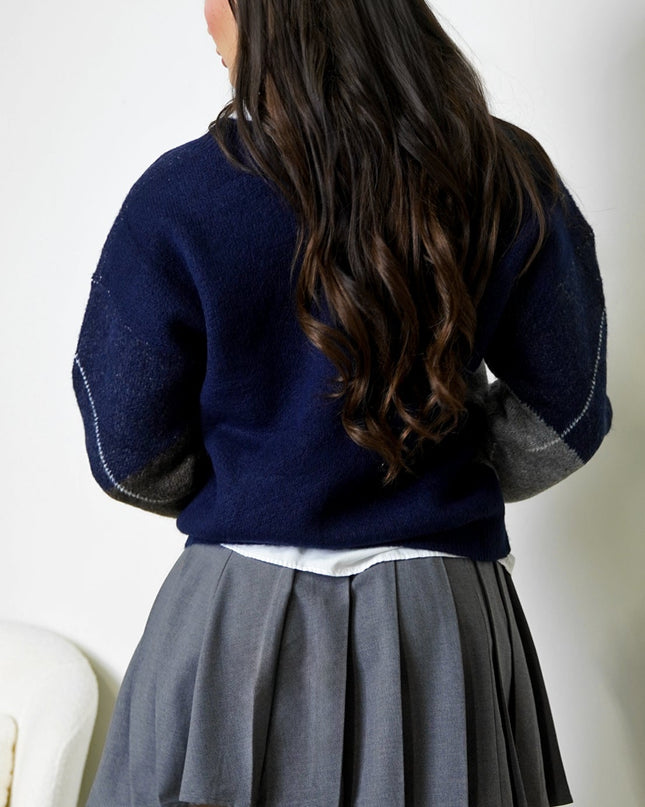 Gray Presley Pleated Skirt