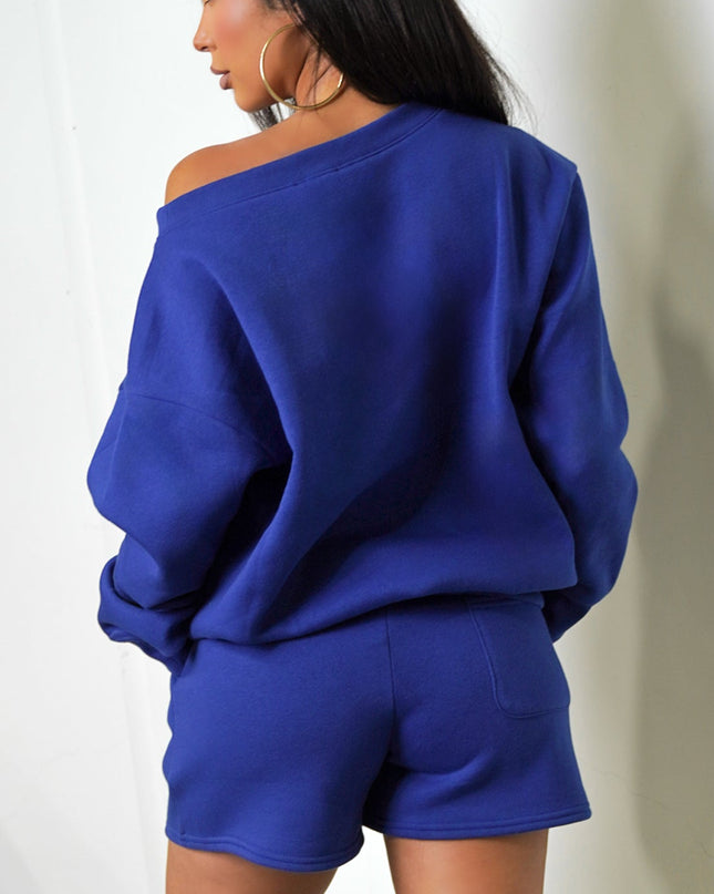 Blue Anastacia Lounge Set