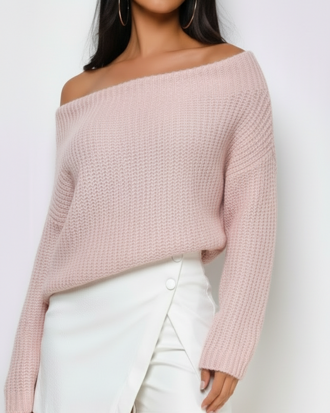 Ivory Wrap PU Leather Skort