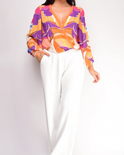 Ivory Wide Leg Pants