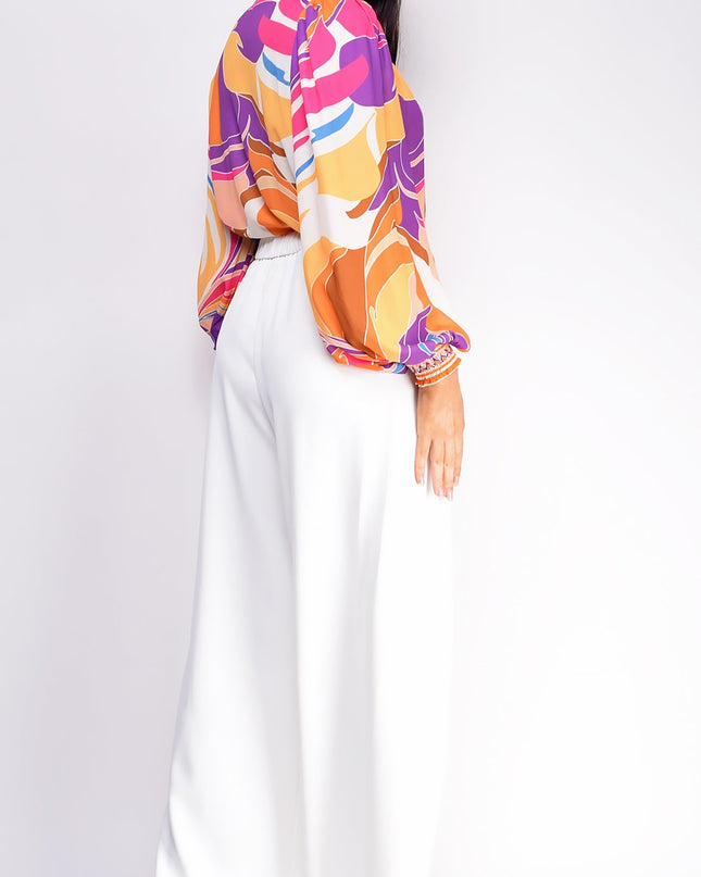 Ivory Wide Leg Pants