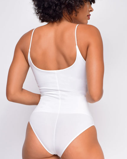 White Basic Bodysuit