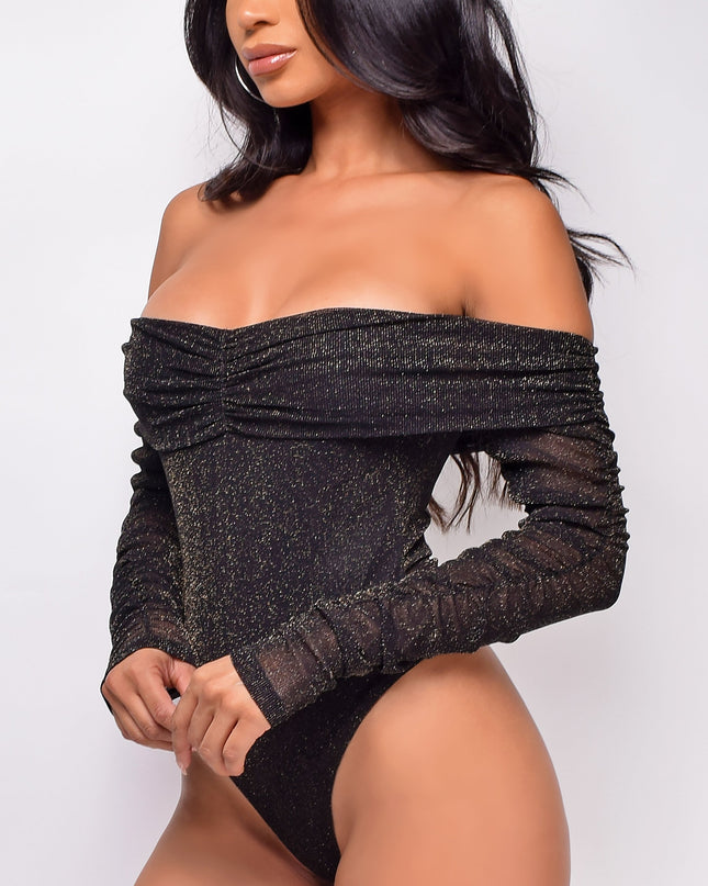 Black Sparkle Bodysuit