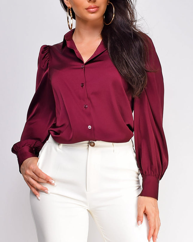 Plum Button Down Shirt