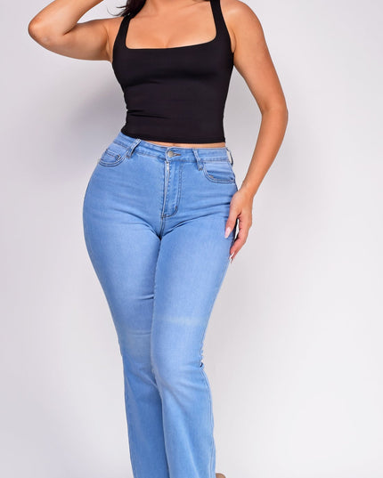Black Scoop Neck Tank Top