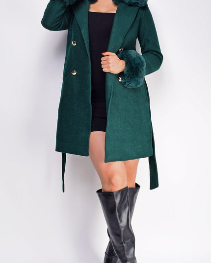 Green Fur Coat