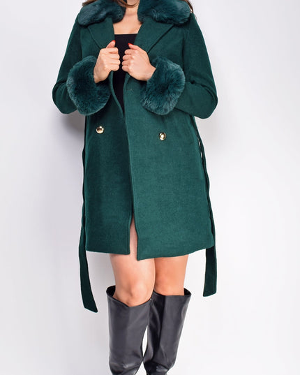 Green Fur Coat