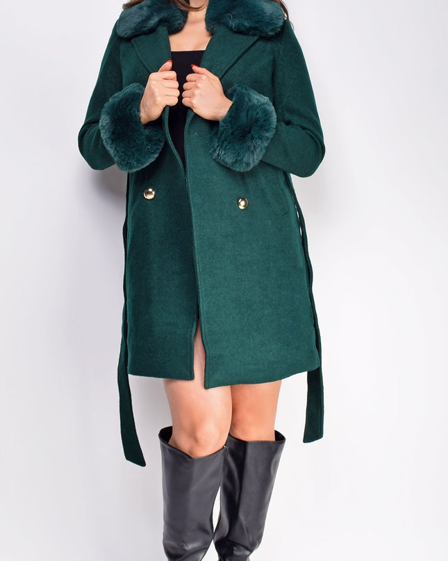Green Fur Coat