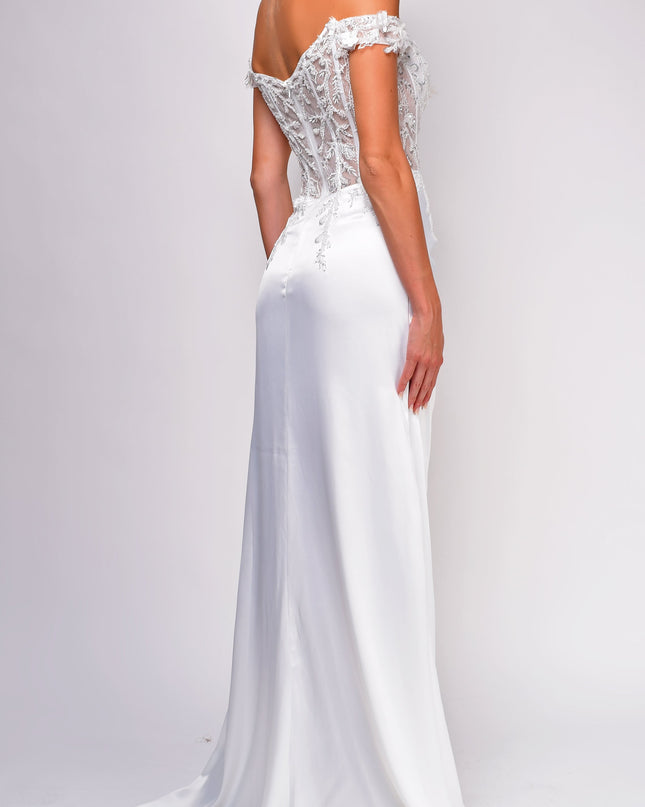 Off White Bridal Gown