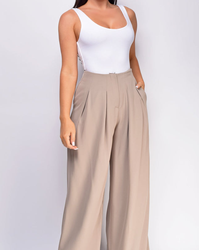 White Basic Tank Bodysuit