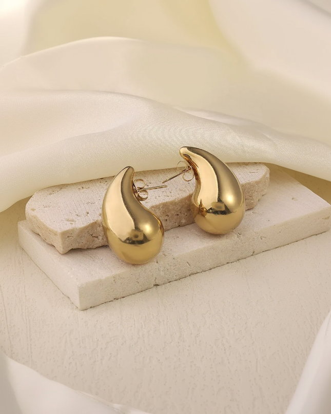 Drop 18K Gold Plated Earrings