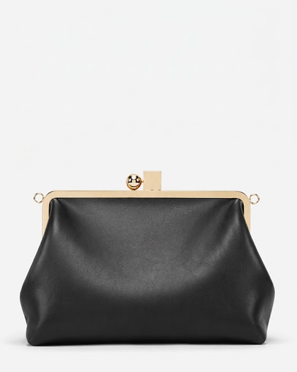 Black Frame Clutch Bag