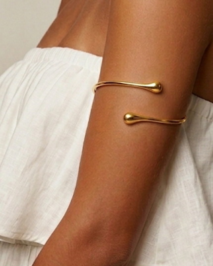 Gold Arm Cuff bracelet