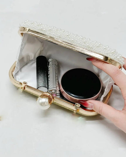 Gold Opal Essence Pearl Clutch