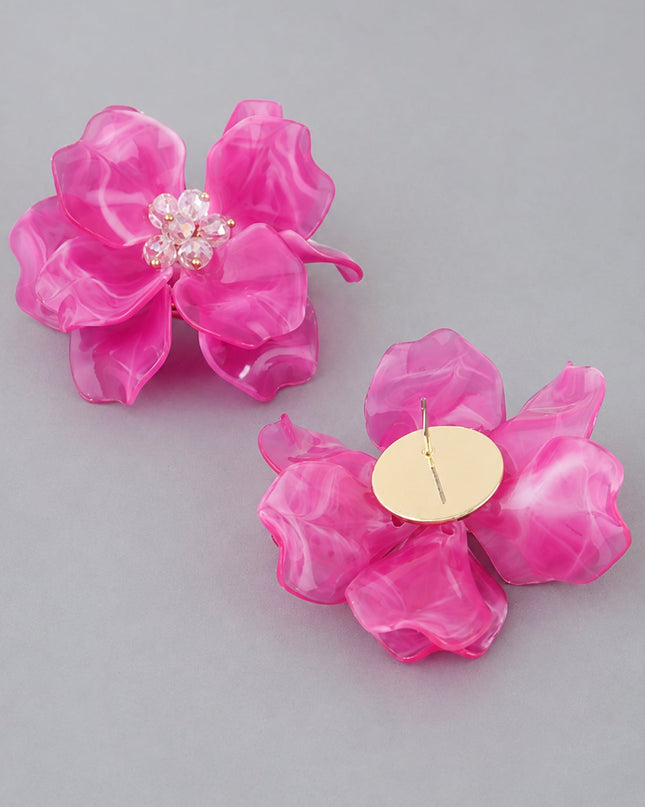 Pink Amalfi Floral Earrings