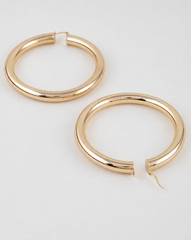 Gold Classic Hoop Earrings