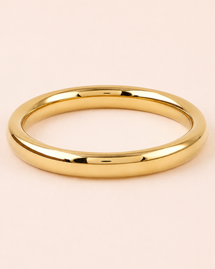 Gold Classic Bangle Bracelet