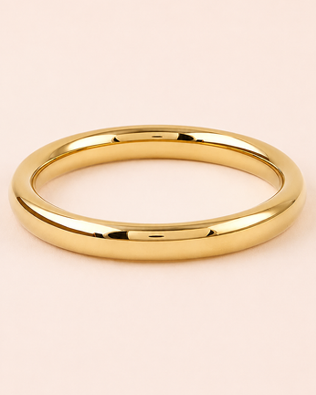 Gold Classic Bangle Bracelet