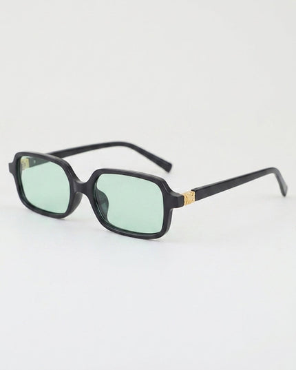 Green Monaco Square Sunglasses