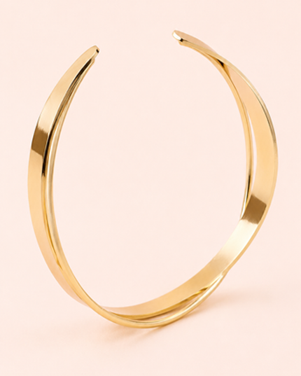 Gold Wrap Arm Cuff Bracelet