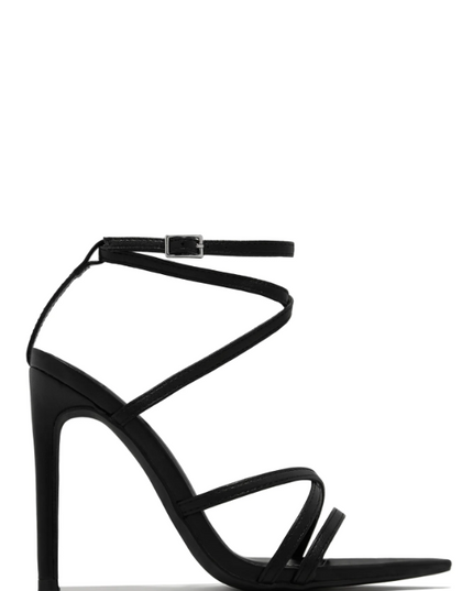 Black Annabella Strappy Heel