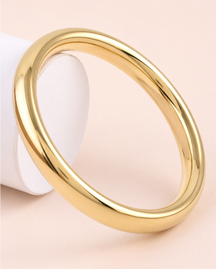 Gold Classic Bangle Bracelet