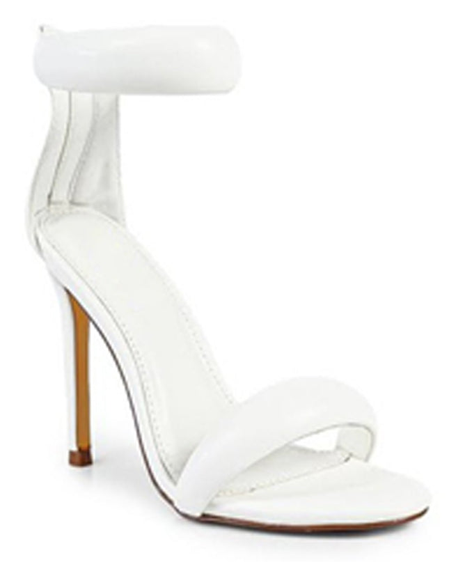 White Strap High Heel